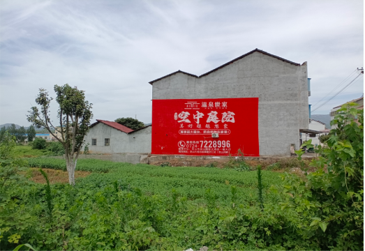 钟山做墙体广告的意义