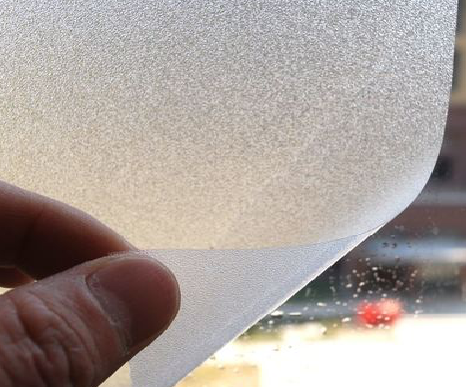 钟山玻璃门外面粘广告用什么材料好？