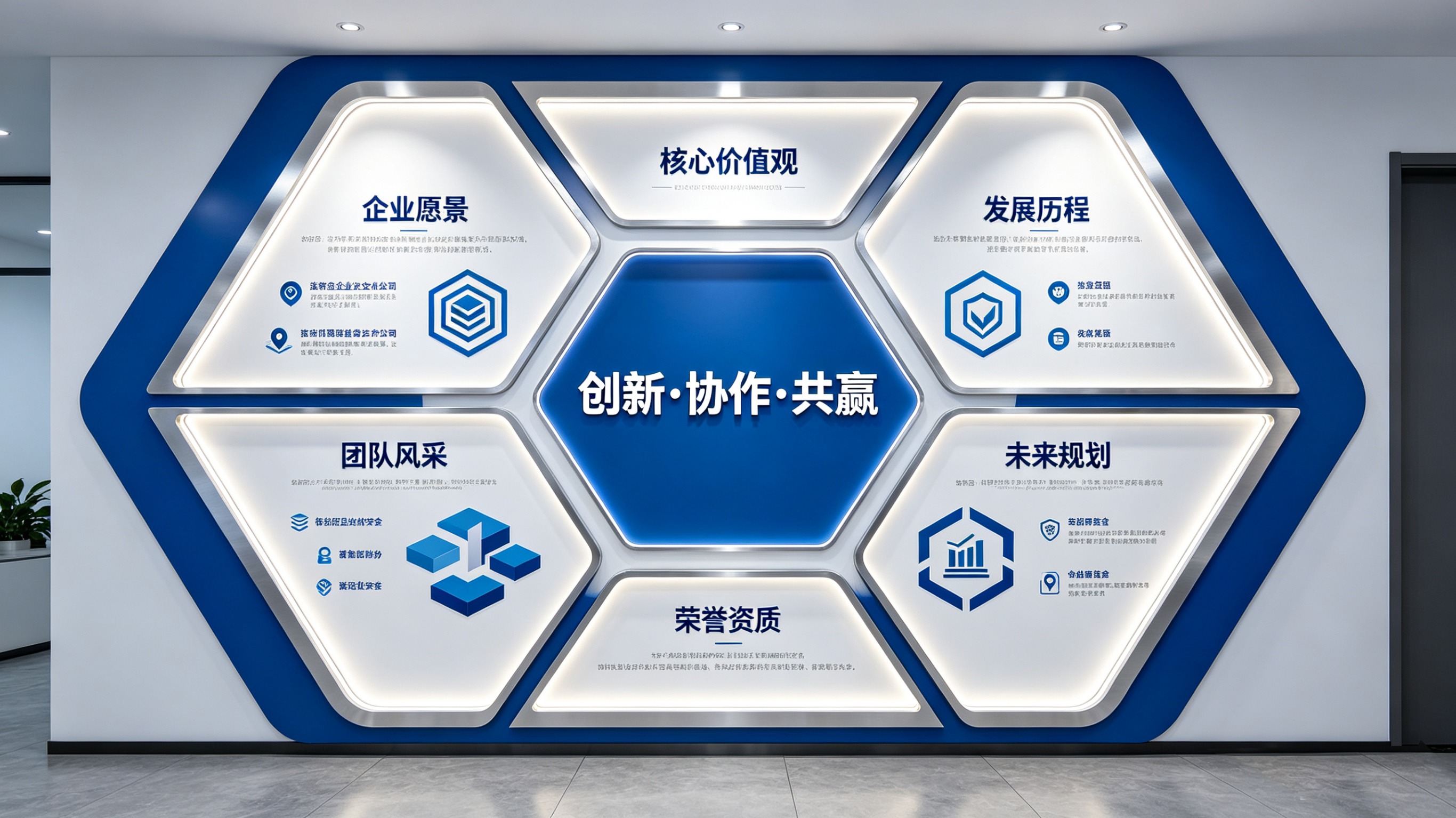 钟山企业文化墙六边形避坑指南（新手常犯5个错误）